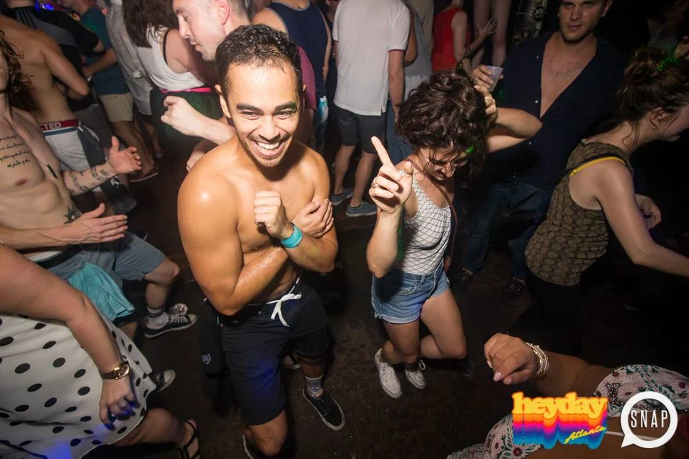 Heyday 80s Dance Party! At the The Basement - EAV! Kimber is the DJ. 1st Saturday of Every Month! Tag your friends! Photo by Oh Snap Kid.