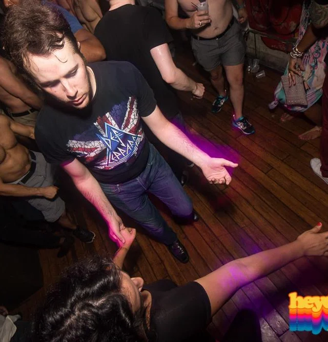 Heyday 80s Dance Party! At the The Basement - EAV! Kimber is the DJ. 1st Saturday of Every Month! Tag your friends! Photo by Oh Snap Kid.