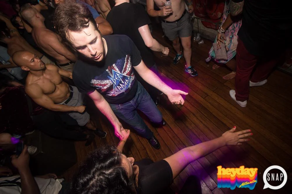 Heyday 80s Dance Party! At the The Basement - EAV! Kimber is the DJ. 1st Saturday of Every Month! Tag your friends! Photo by Oh Snap Kid.