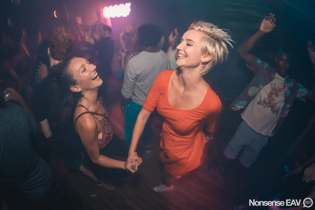 Nonsense EAV Indie Pop Dance Party - August 2017 at The Basement. We danced in the dark and things got ridiculous. 3rd Friday of every month! Kimber is the DJ. Photos by Oh Snap!
