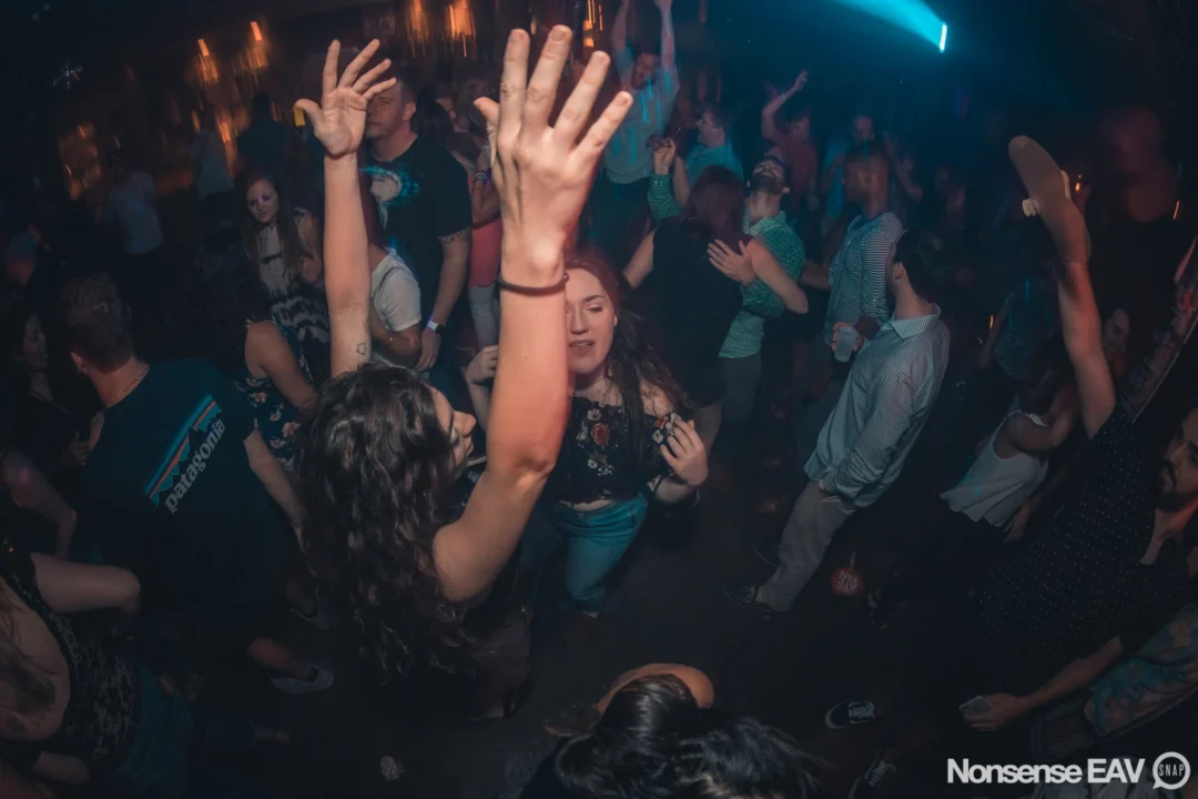 Nonsense EAV Indie Pop Dance Party - August 2017 at The Basement. We danced in the dark and things got ridiculous. 3rd Friday of every month! Kimber is the DJ. Photos by Oh Snap!
