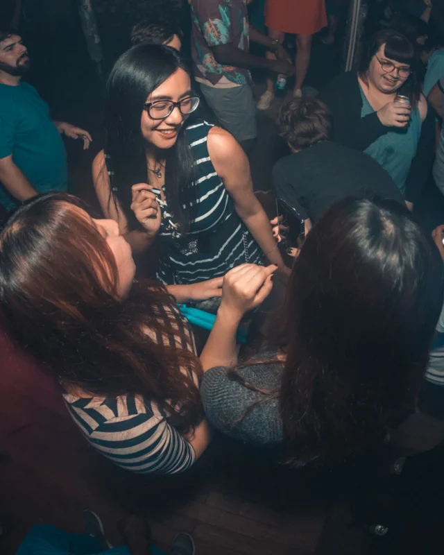 Nonsense EAV Indie Pop Dance Party - August 2017 at The Basement. We danced in the dark and things got ridiculous. 3rd Friday of every month! Kimber is the DJ. Photos by Oh Snap!