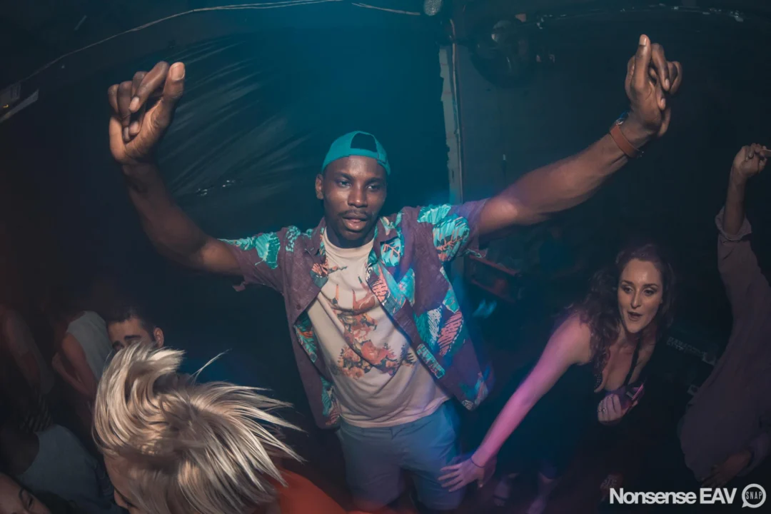 Nonsense EAV Indie Pop Dance Party - August 2017 at The Basement. We danced in the dark and things got ridiculous. 3rd Friday of every month! Kimber is the DJ. Photos by Oh Snap!