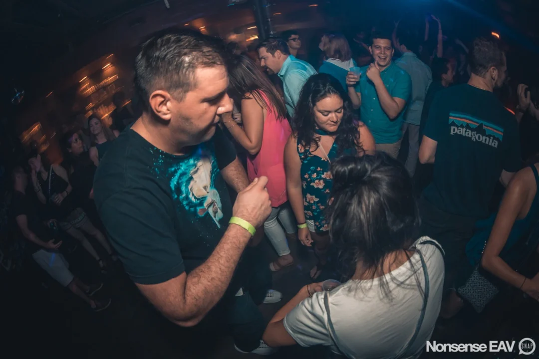 Nonsense EAV Indie Pop Dance Party - August 2017 at The Basement. We danced in the dark and things got ridiculous. 3rd Friday of every month! Kimber is the DJ. Photos by Oh Snap!