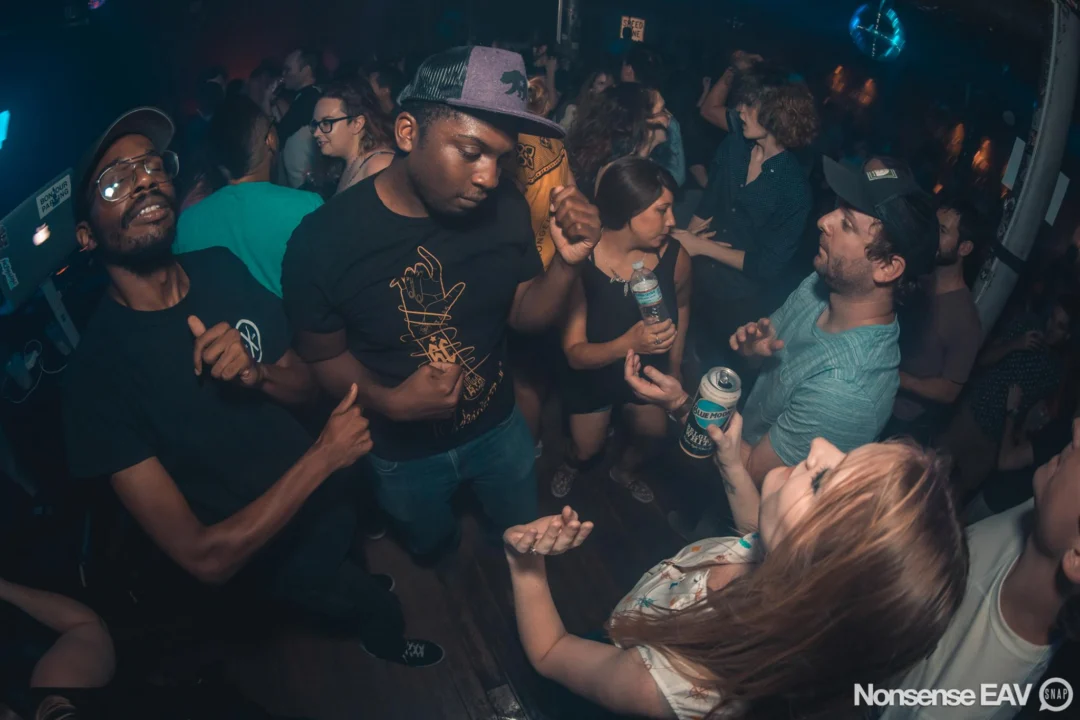 Nonsense EAV Indie Pop Dance Party - August 2017 at The Basement. We danced in the dark and things got ridiculous. 3rd Friday of every month! Kimber is the DJ. Photos by Oh Snap!