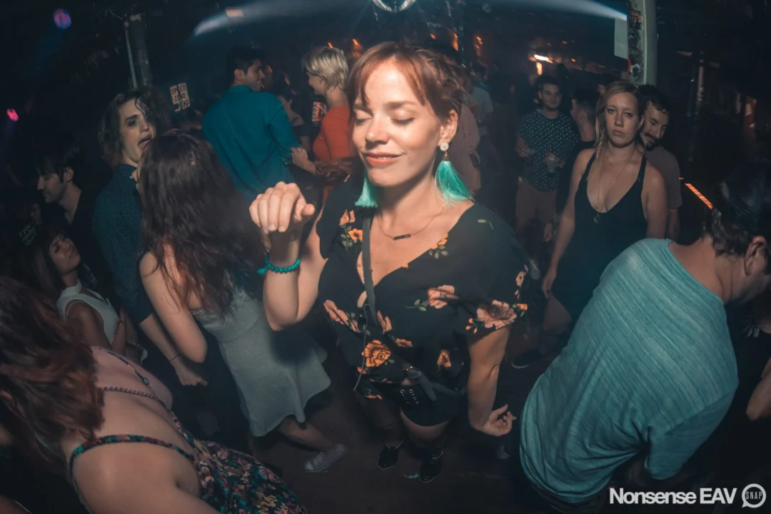 Nonsense EAV Indie Pop Dance Party - August 2017 at The Basement. We danced in the dark and things got ridiculous. 3rd Friday of every month! Kimber is the DJ. Photos by Oh Snap!