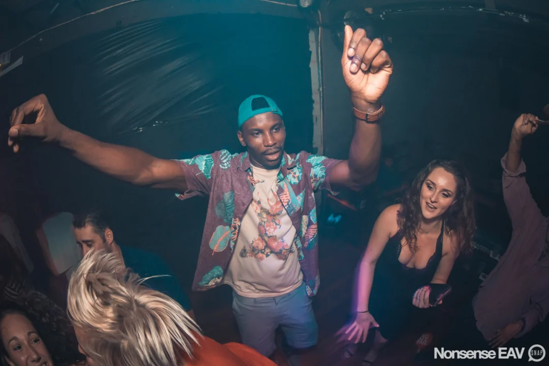 Nonsense EAV Indie Pop Dance Party - August 2017 at The Basement. We danced in the dark and things got ridiculous. 3rd Friday of every month! Kimber is the DJ. Photos by Oh Snap!