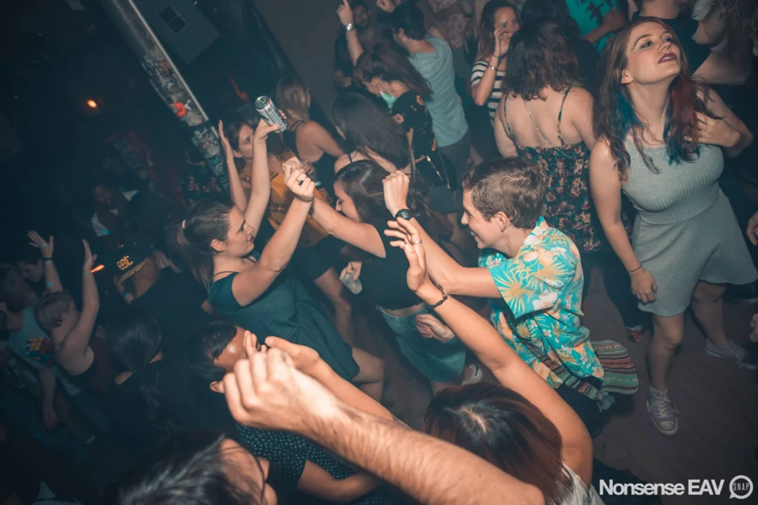 Nonsense EAV Indie Pop Dance Party - August 2017 at The Basement. We danced in the dark and things got ridiculous. 3rd Friday of every month! Kimber is the DJ. Photos by Oh Snap!