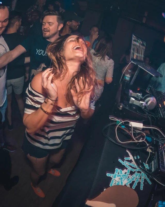 Nonsense EAV Indie Pop Dance Party - August 2017 at The Basement. We danced in the dark and things got ridiculous. 3rd Friday of every month! Kimber is the DJ. Photos by Oh Snap!
