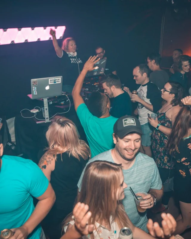 Nonsense EAV Indie Pop Dance Party - August 2017 at The Basement. We danced in the dark and things got ridiculous. 3rd Friday of every month! Kimber is the DJ. Photos by Oh Snap!