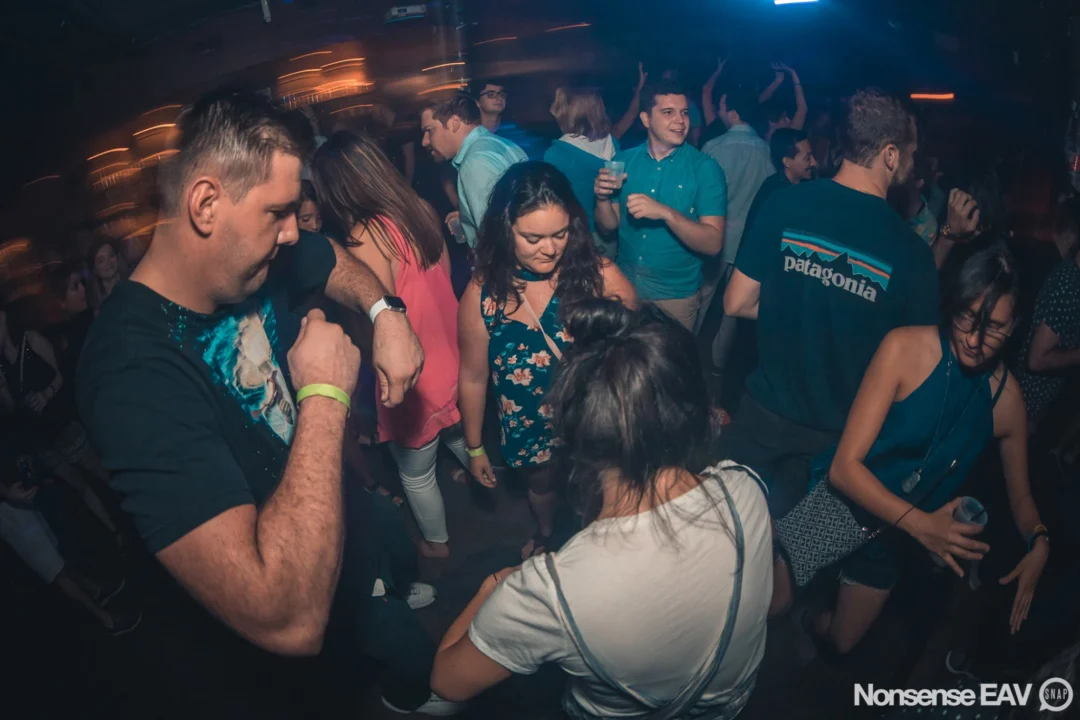 Nonsense EAV Indie Pop Dance Party - August 2017 at The Basement. We danced in the dark and things got ridiculous. 3rd Friday of every month! Kimber is the DJ. Photos by Oh Snap!