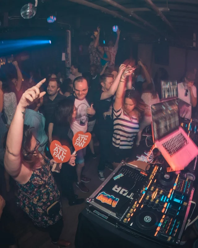 Nonsense EAV Indie Pop Dance Party - August 2017 at The Basement. We danced in the dark and things got ridiculous. 3rd Friday of every month! Kimber is the DJ. Photos by Oh Snap!