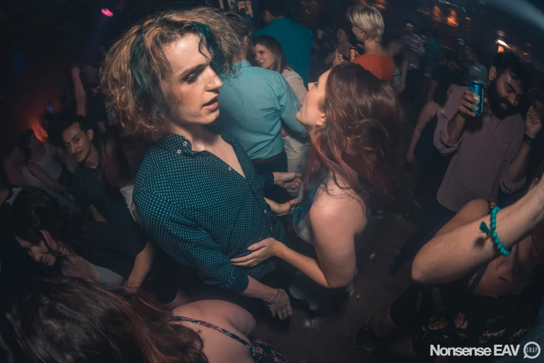 Nonsense EAV Indie Pop Dance Party - August 2017 at The Basement. We danced in the dark and things got ridiculous. 3rd Friday of every month! Kimber is the DJ. Photos by Oh Snap!