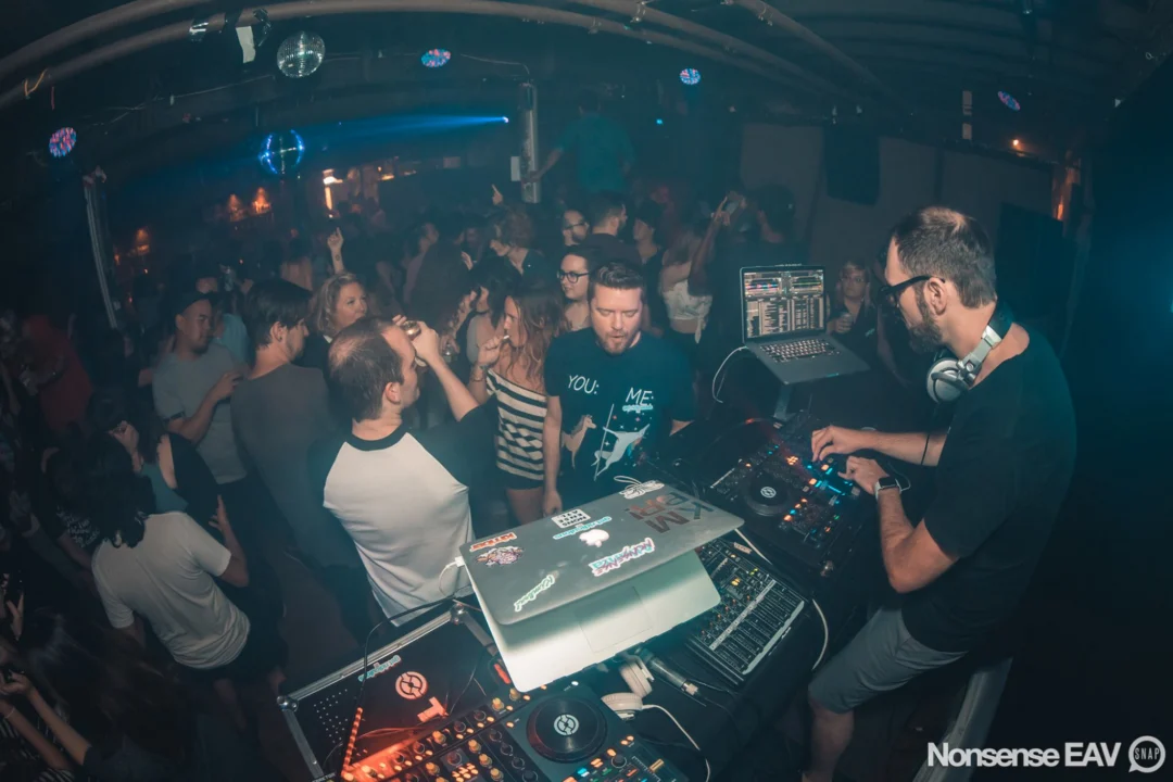 Nonsense EAV Indie Pop Dance Party - August 2017 at The Basement. We danced in the dark and things got ridiculous. 3rd Friday of every month! Kimber is the DJ. Photos by Oh Snap!