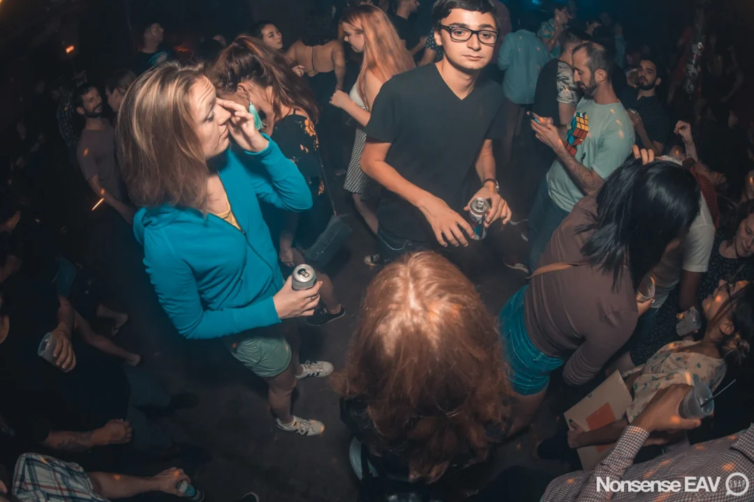 Nonsense EAV Indie Pop Dance Party - August 2017 at The Basement. We danced in the dark and things got ridiculous. 3rd Friday of every month! Kimber is the DJ. Photos by Oh Snap!