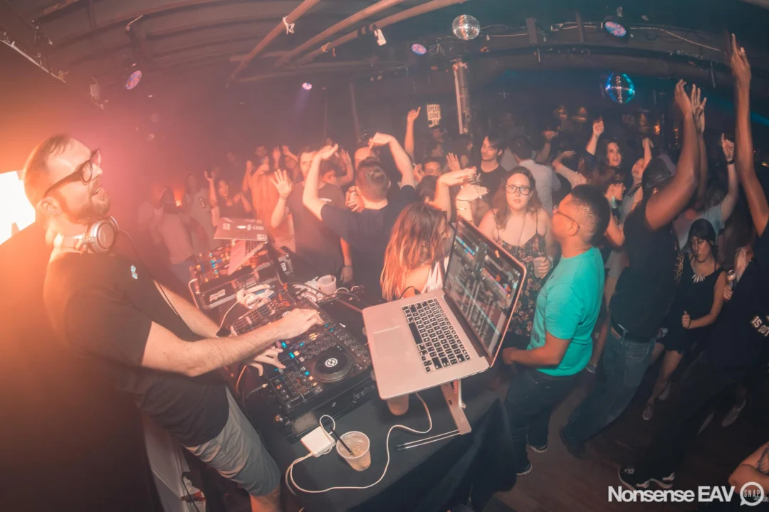 Nonsense EAV Indie Pop Dance Party - August 2017 at The Basement. We danced in the dark and things got ridiculous. 3rd Friday of every month! Kimber is the DJ. Photos by Oh Snap!