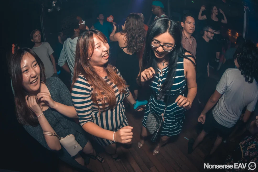 Nonsense EAV Indie Pop Dance Party - August 2017 at The Basement. We danced in the dark and things got ridiculous. 3rd Friday of every month! Kimber is the DJ. Photos by Oh Snap!