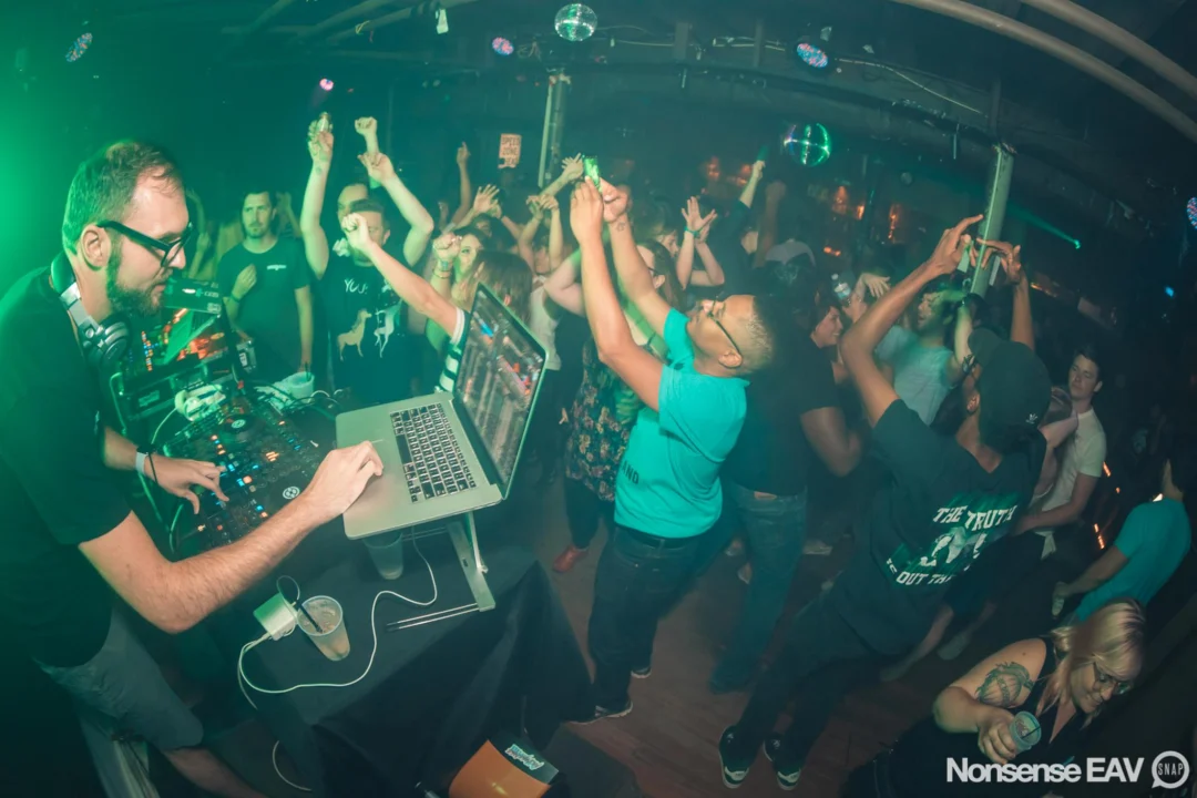 Nonsense EAV Indie Pop Dance Party - August 2017 at The Basement. We danced in the dark and things got ridiculous. 3rd Friday of every month! Kimber is the DJ. Photos by Oh Snap!