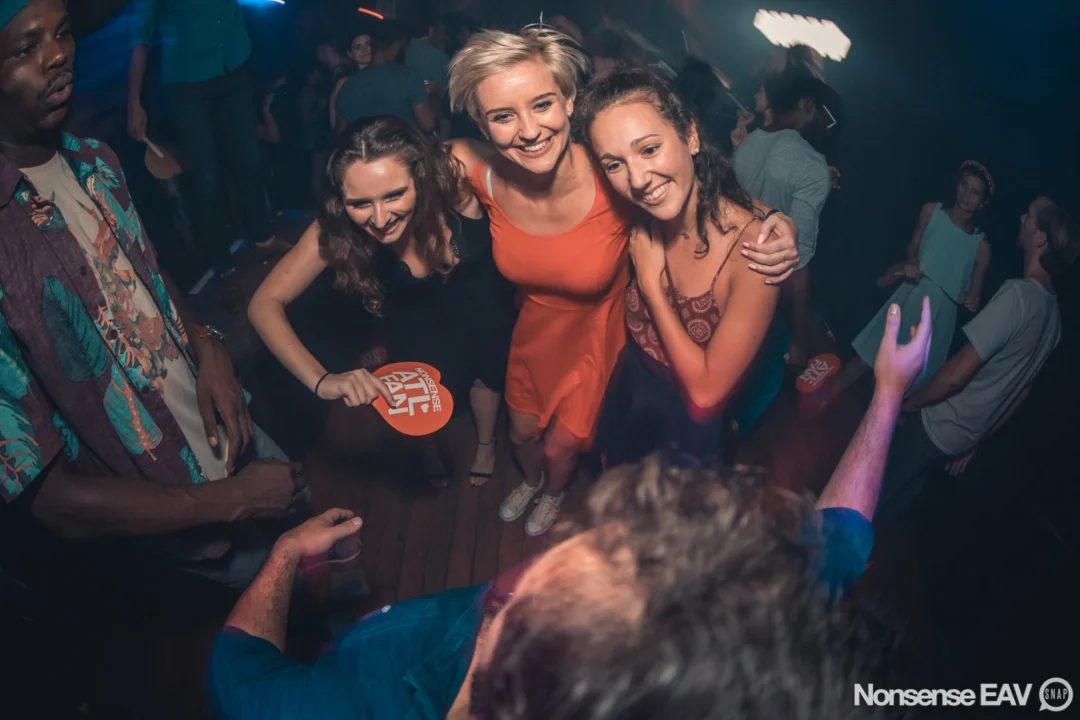Nonsense EAV Indie Pop Dance Party - August 2017 at The Basement. We danced in the dark and things got ridiculous. 3rd Friday of every month! Kimber is the DJ. Photos by Oh Snap!