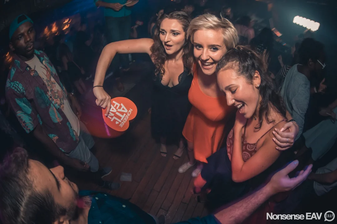 Nonsense EAV Indie Pop Dance Party - August 2017 at The Basement. We danced in the dark and things got ridiculous. 3rd Friday of every month! Kimber is the DJ. Photos by Oh Snap!