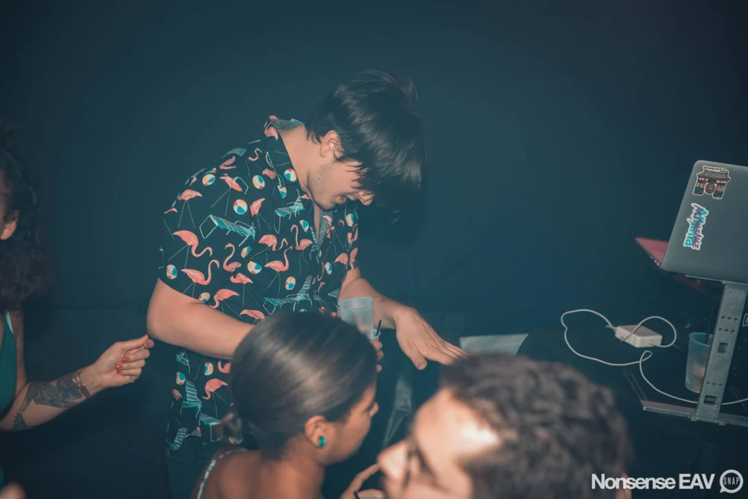 Nonsense EAV Indie Pop Dance Party - August 2017 at The Basement. We danced in the dark and things got ridiculous. 3rd Friday of every month! Kimber is the DJ. Photos by Oh Snap!