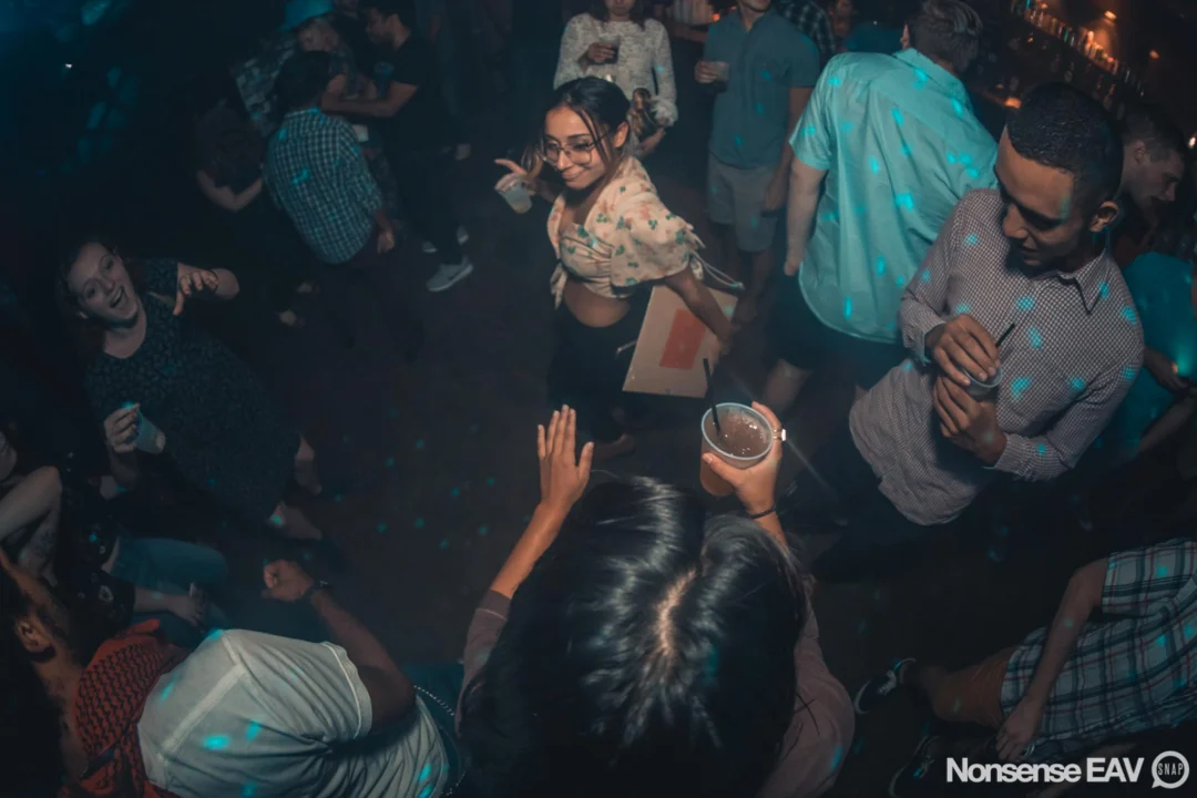 Nonsense EAV Indie Pop Dance Party - August 2017 at The Basement. We danced in the dark and things got ridiculous. 3rd Friday of every month! Kimber is the DJ. Photos by Oh Snap!