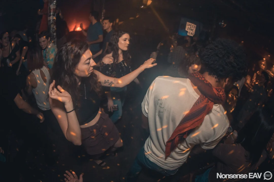 Nonsense EAV Indie Pop Dance Party - August 2017 at The Basement. We danced in the dark and things got ridiculous. 3rd Friday of every month! Kimber is the DJ. Photos by Oh Snap!