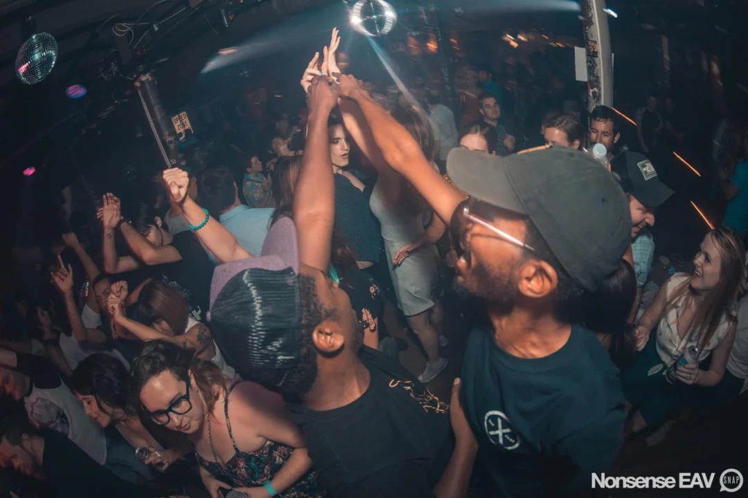 Nonsense EAV Indie Pop Dance Party - August 2017 at The Basement. We danced in the dark and things got ridiculous. 3rd Friday of every month! Kimber is the DJ. Photos by Oh Snap!