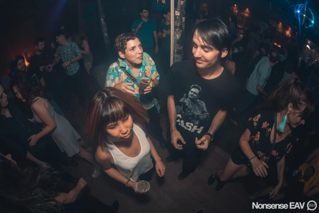 Nonsense EAV Indie Pop Dance Party - August 2017 at The Basement. We danced in the dark and things got ridiculous. 3rd Friday of every month! Kimber is the DJ. Photos by Oh Snap!