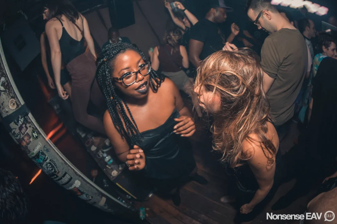 Nonsense EAV Indie Pop Dance Party - August 2017 at The Basement. We danced in the dark and things got ridiculous. 3rd Friday of every month! Kimber is the DJ. Photos by Oh Snap!