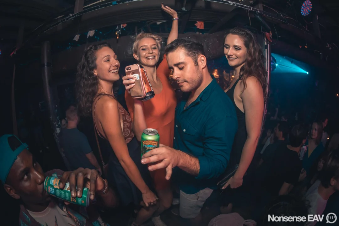 Nonsense EAV Indie Pop Dance Party - August 2017 at The Basement. We danced in the dark and things got ridiculous. 3rd Friday of every month! Kimber is the DJ. Photos by Oh Snap!