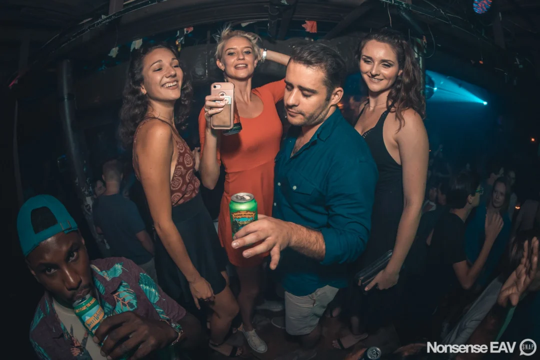Nonsense EAV Indie Pop Dance Party - August 2017 at The Basement. We danced in the dark and things got ridiculous. 3rd Friday of every month! Kimber is the DJ. Photos by Oh Snap!