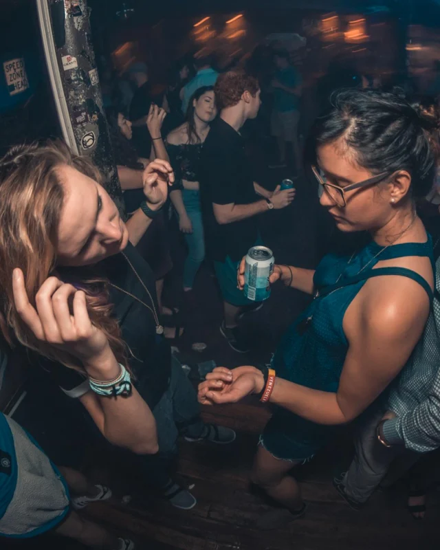 Nonsense EAV Indie Pop Dance Party - August 2017 at The Basement. We danced in the dark and things got ridiculous. 3rd Friday of every month! Kimber is the DJ. Photos by Oh Snap!