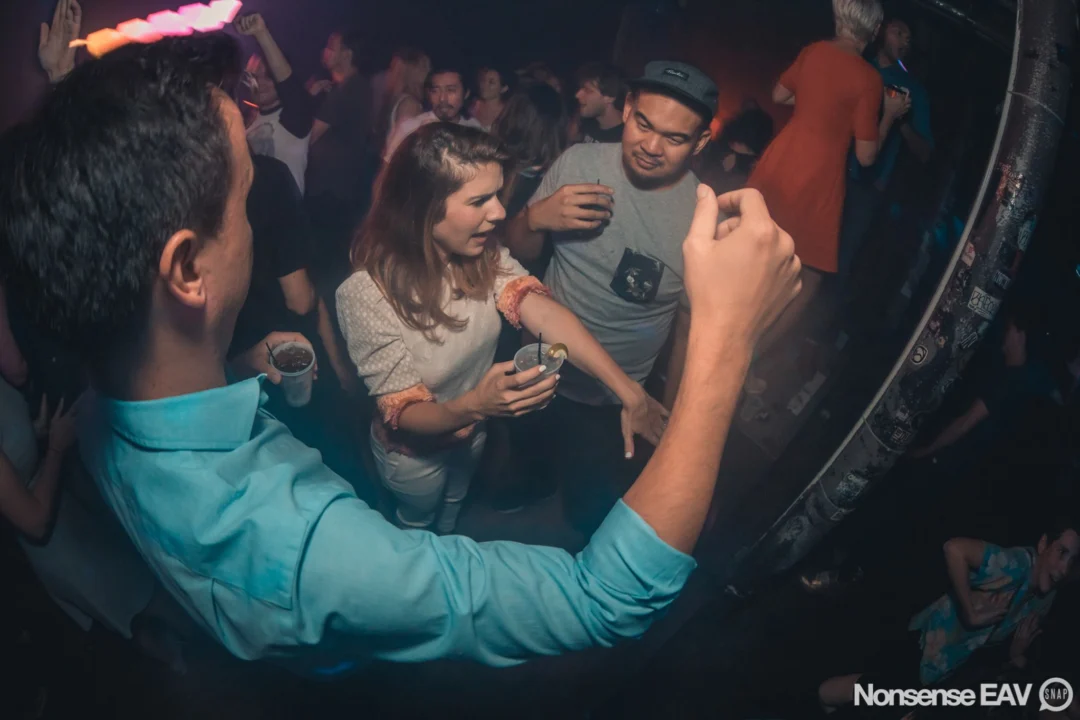 Nonsense EAV Indie Pop Dance Party - August 2017 at The Basement. We danced in the dark and things got ridiculous. 3rd Friday of every month! Kimber is the DJ. Photos by Oh Snap!