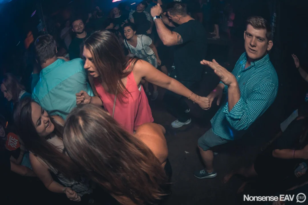 Nonsense EAV Indie Pop Dance Party - August 2017 at The Basement. We danced in the dark and things got ridiculous. 3rd Friday of every month! Kimber is the DJ. Photos by Oh Snap!