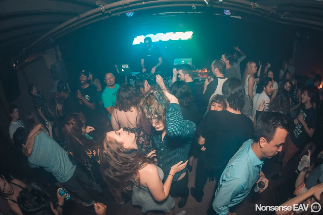 Nonsense EAV Indie Pop Dance Party - August 2017 at The Basement. We danced in the dark and things got ridiculous. 3rd Friday of every month! Kimber is the DJ. Photos by Oh Snap!