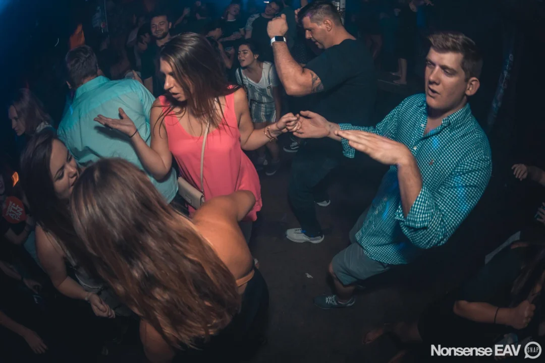 Nonsense EAV Indie Pop Dance Party - August 2017 at The Basement. We danced in the dark and things got ridiculous. 3rd Friday of every month! Kimber is the DJ. Photos by Oh Snap!