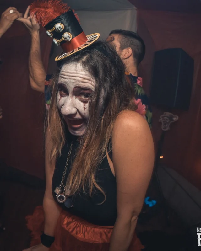 Nonsense - PSYCHO CIRCUS 2 with special guest performances by EVAH DESTRUCTION! The DJ is Kimber! 3rd Friday of every month at The Basement in EAV. Photo by Oh Snap/Fabeaux