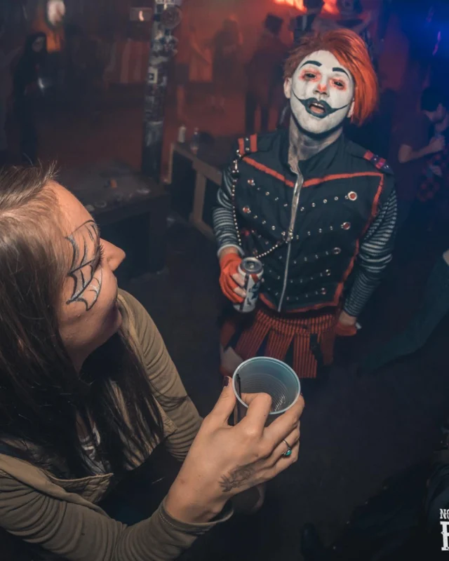 Nonsense - PSYCHO CIRCUS 2 with special guest performances by EVAH DESTRUCTION! The DJ is Kimber! 3rd Friday of every month at The Basement in EAV. Photo by Oh Snap/Fabeaux