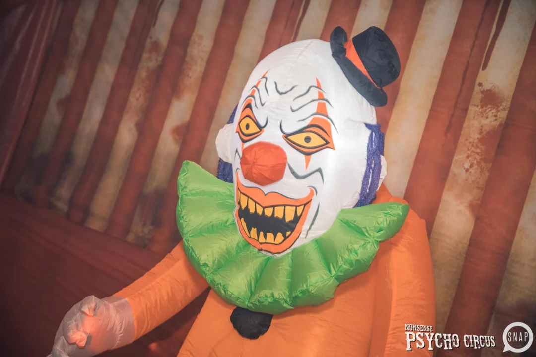 Nonsense - PSYCHO CIRCUS 2 with special guest performances by EVAH DESTRUCTION! The DJ is Kimber! 3rd Friday of every month at The Basement in EAV. Photo by Oh Snap/Fabeaux