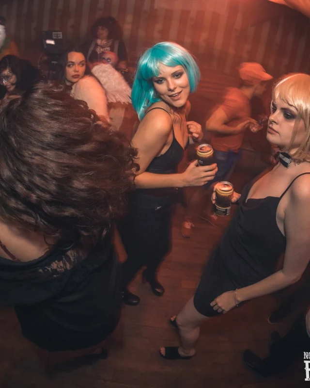 Nonsense - PSYCHO CIRCUS 2 with special guest performances by EVAH DESTRUCTION! The DJ is Kimber! 3rd Friday of every month at The Basement in EAV. Photo by Oh Snap/Fabeaux