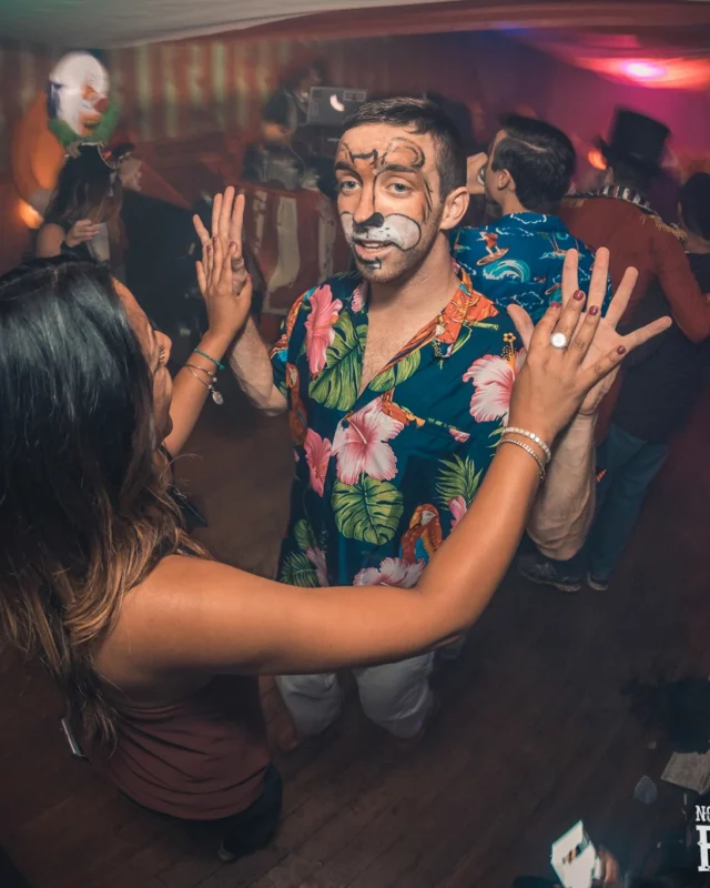 Nonsense - PSYCHO CIRCUS 2 with special guest performances by EVAH DESTRUCTION! The DJ is Kimber! 3rd Friday of every month at The Basement in EAV. Photo by Oh Snap/Fabeaux