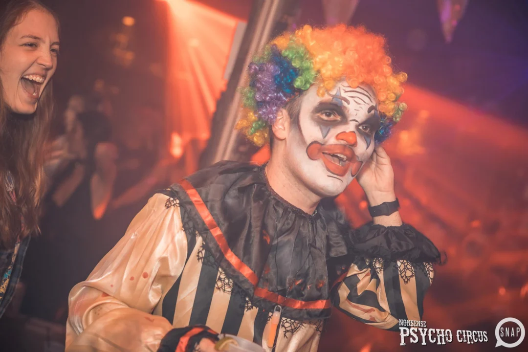 Nonsense - PSYCHO CIRCUS 2 with special guest performances by EVAH DESTRUCTION! The DJ is Kimber! 3rd Friday of every month at The Basement in EAV. Photo by Oh Snap/Fabeaux
