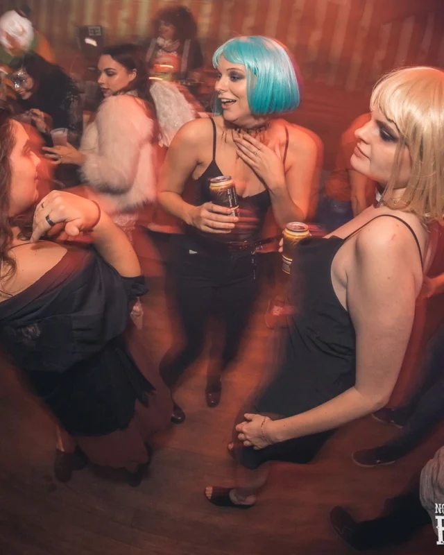 Nonsense - PSYCHO CIRCUS 2 with special guest performances by EVAH DESTRUCTION! The DJ is Kimber! 3rd Friday of every month at The Basement in EAV. Photo by Oh Snap/Fabeaux