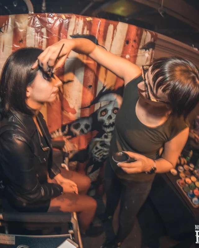 Nonsense - PSYCHO CIRCUS 2 with special guest performances by EVAH DESTRUCTION! The DJ is Kimber! 3rd Friday of every month at The Basement in EAV. Photo by Oh Snap/Fabeaux