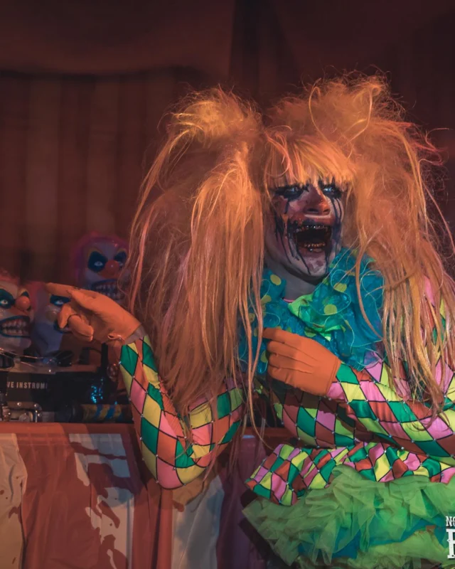 Nonsense - PSYCHO CIRCUS 2 with special guest performances by EVAH DESTRUCTION! The DJ is Kimber! 3rd Friday of every month at The Basement in EAV. Photo by Oh Snap/Fabeaux