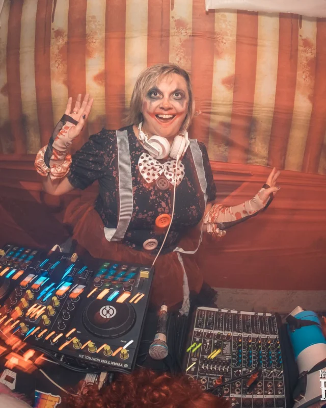 Nonsense - PSYCHO CIRCUS 2 with special guest performances by EVAH DESTRUCTION! The DJ is Kimber! 3rd Friday of every month at The Basement in EAV. Photo by Oh Snap/Fabeaux