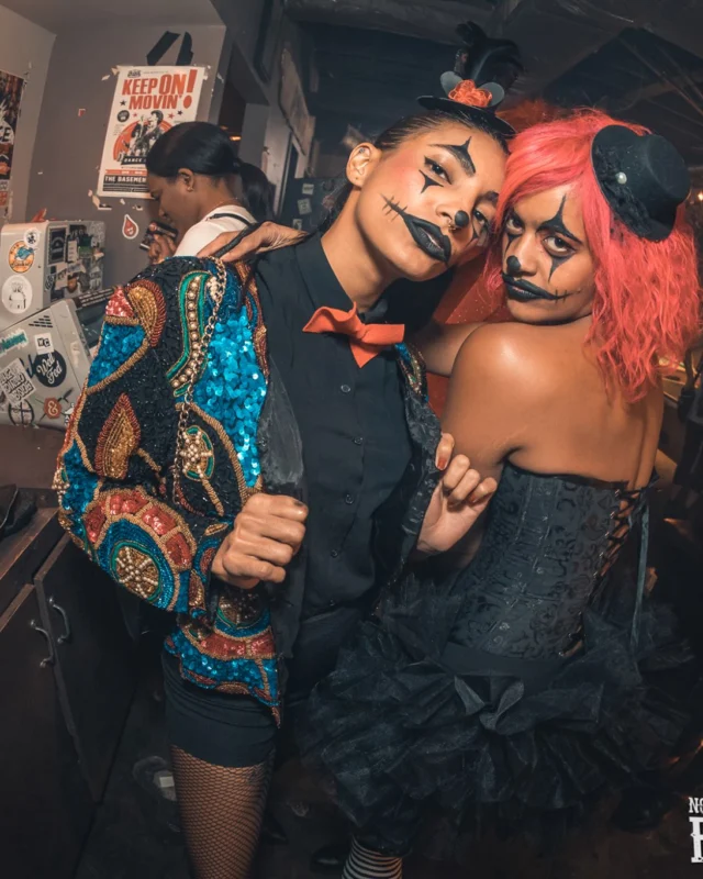 Nonsense - PSYCHO CIRCUS 2 with special guest performances by EVAH DESTRUCTION! The DJ is Kimber! 3rd Friday of every month at The Basement in EAV. Photo by Oh Snap/Fabeaux