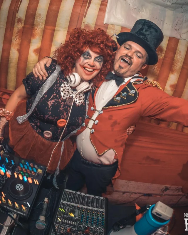 Nonsense - PSYCHO CIRCUS 2 with special guest performances by EVAH DESTRUCTION! The DJ is Kimber! 3rd Friday of every month at The Basement in EAV. Photo by Oh Snap/Fabeaux