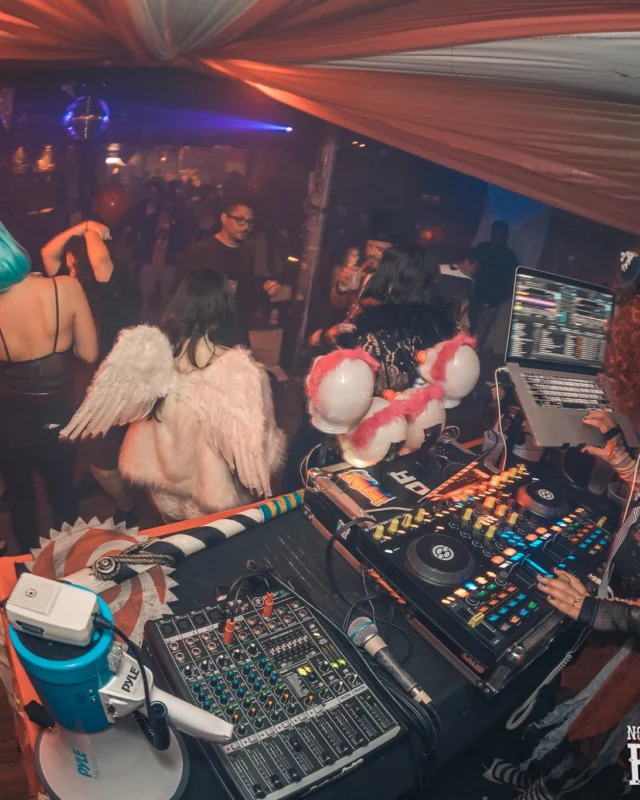 Nonsense - PSYCHO CIRCUS 2 with special guest performances by EVAH DESTRUCTION! The DJ is Kimber! 3rd Friday of every month at The Basement in EAV. Photo by Oh Snap/Fabeaux